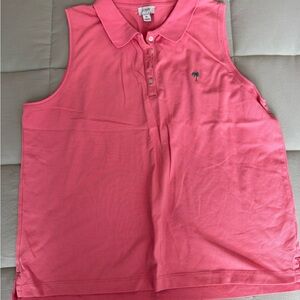 J. Crew Coral Sleeveless Womens Polo